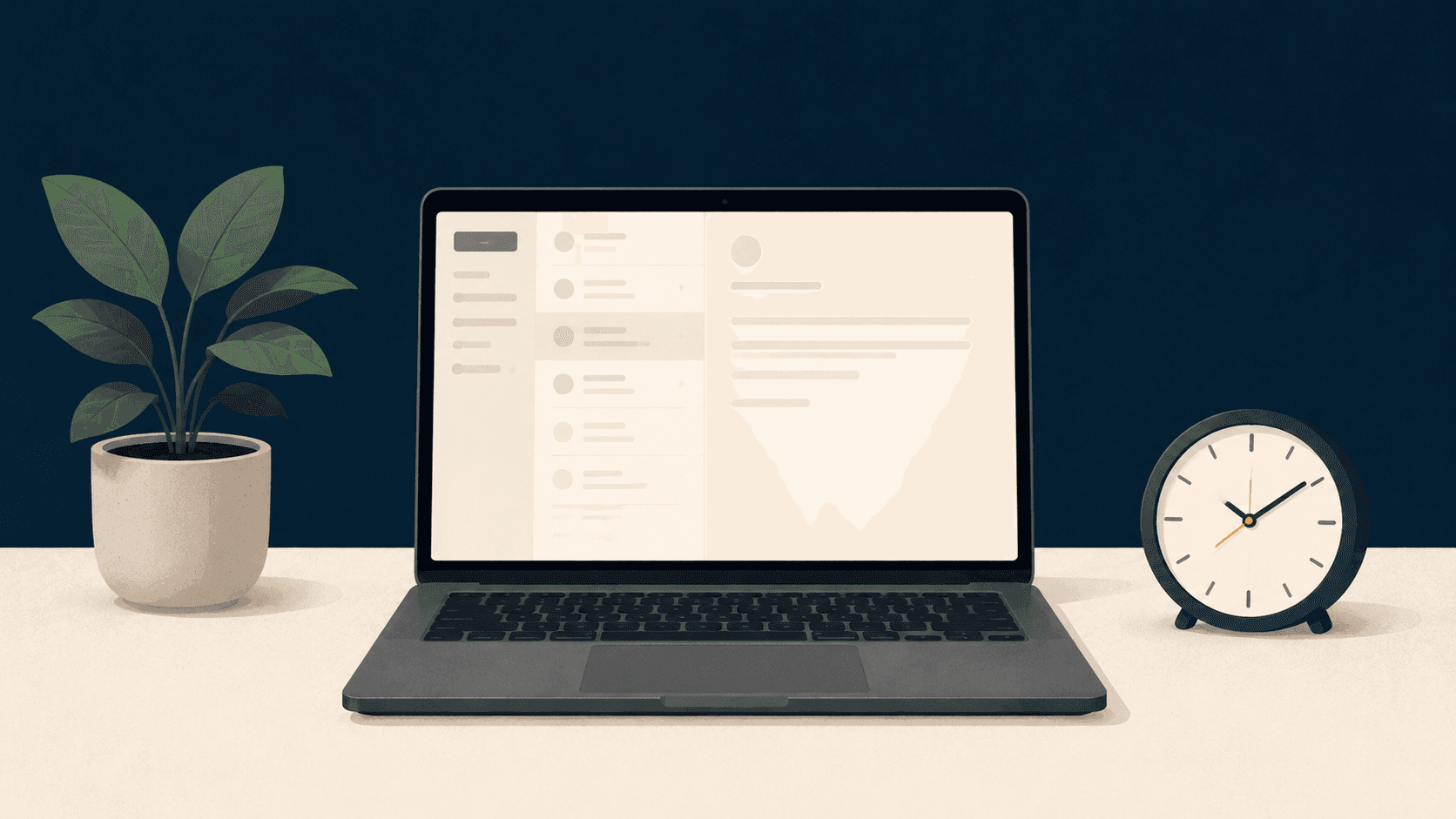 Email response time benchmark illustration